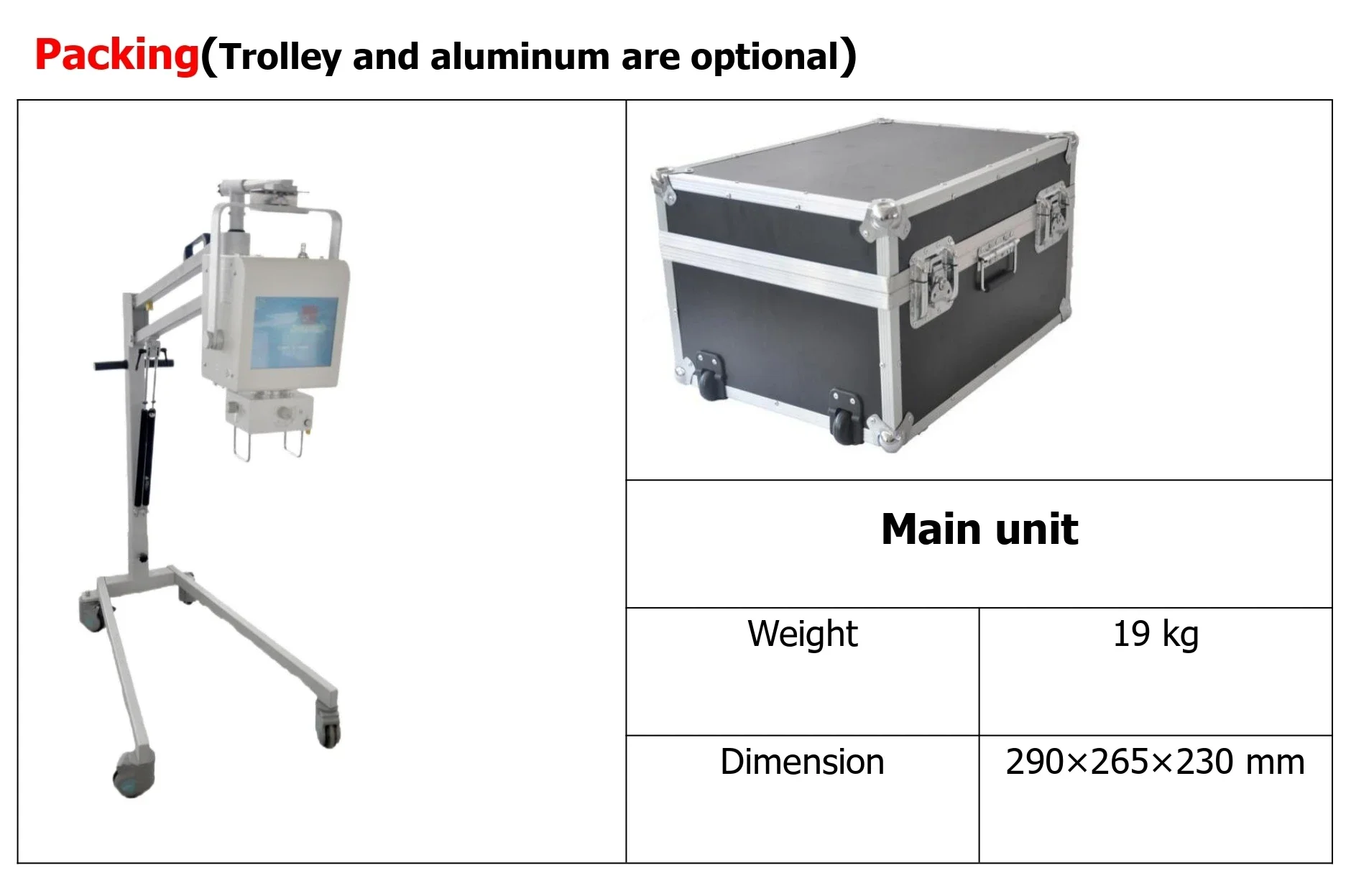 THR-5KW Medizinisches tragbare – Xlab Medical Bewertung und Preis