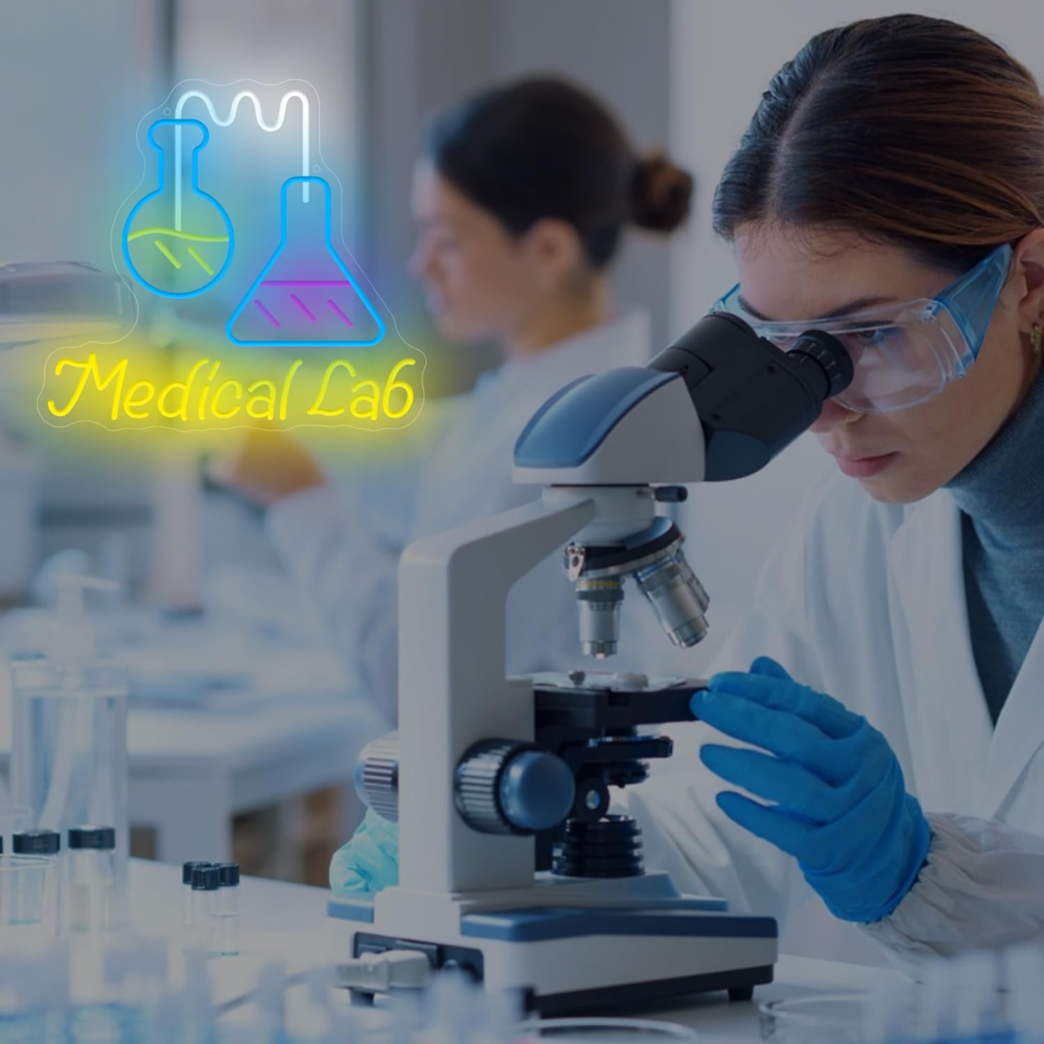 Wissenschaftslabor Neonschild  – Medical Lab Study Bewertung und Preis