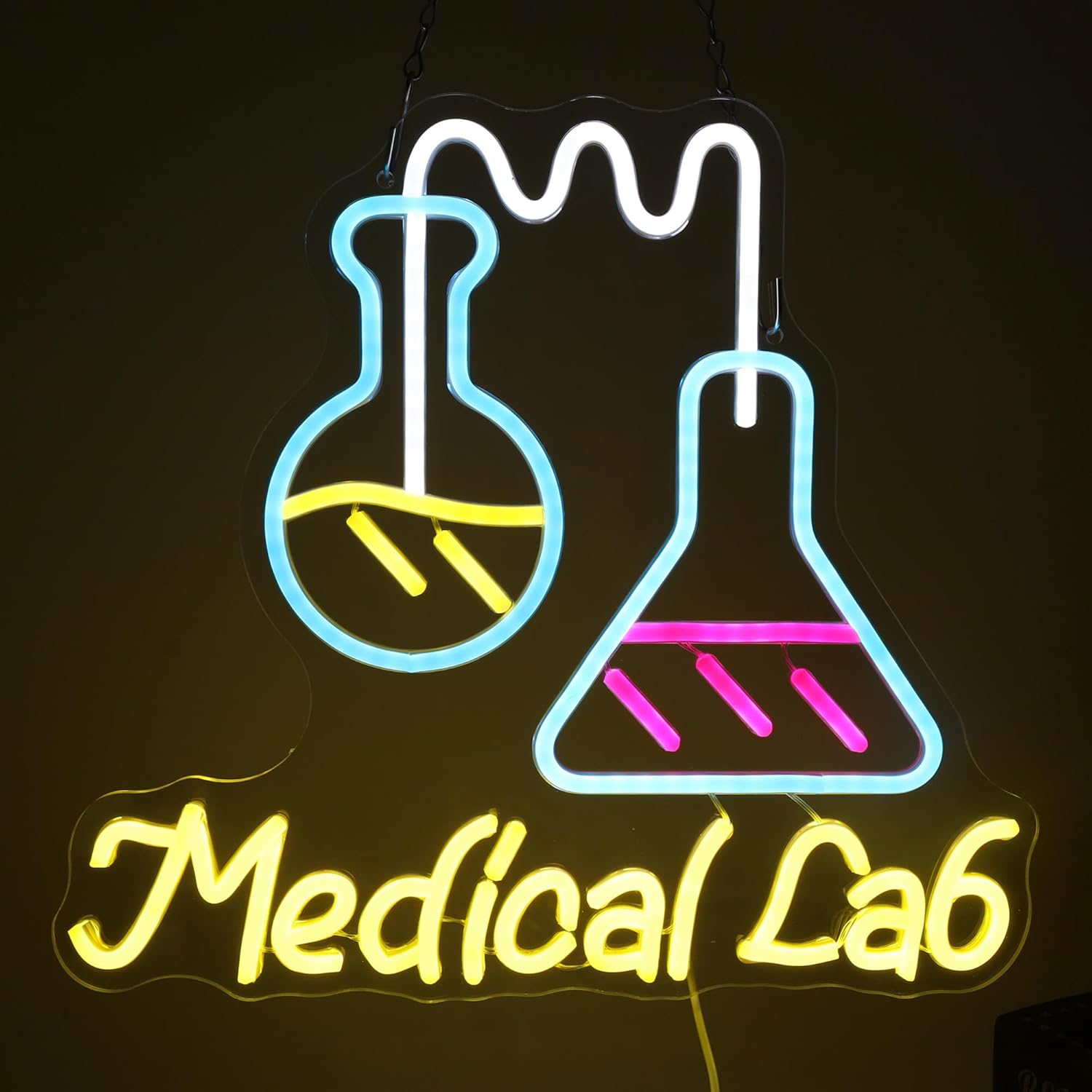 Wissenschaftslabor Neonschild  – Medical Lab Study Bewertung und Preis